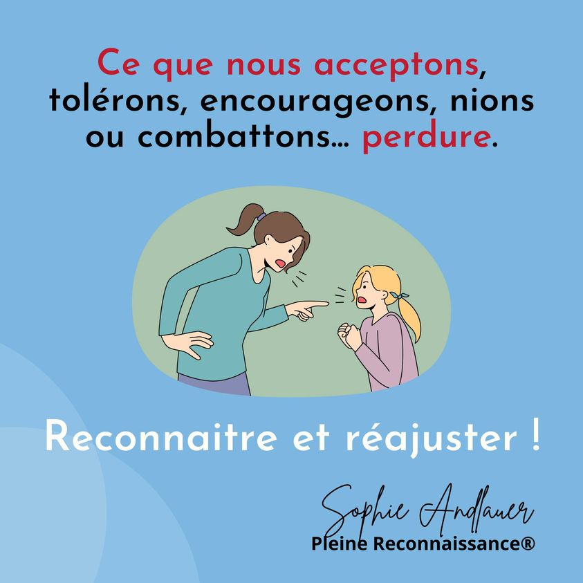 Reconnaître et réajuster